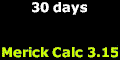 Merick Calc 3.15 - trial version